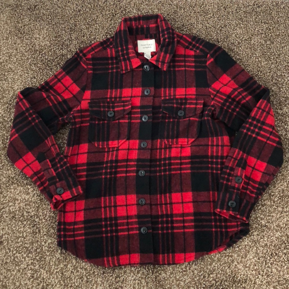 Flannel button down shirt